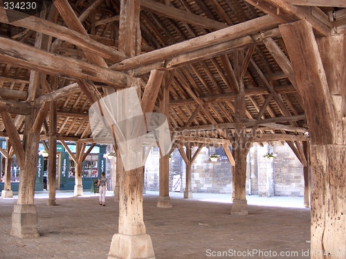 Image of wooden market square