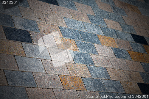 Image of brick in london   the    abstract    texture of a ancien wall an