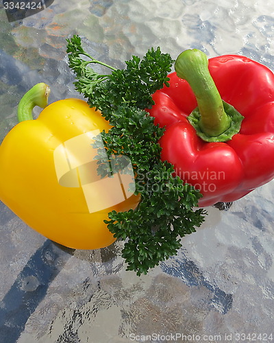 Image of Paprika and parsley