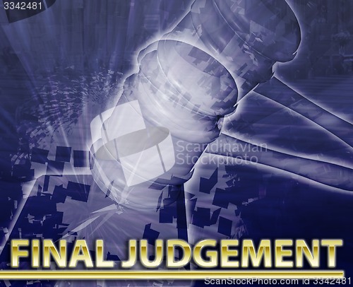 Image of Final judgement Abstract concept digital illustration