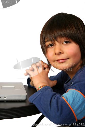 Image of Boy with Laptop