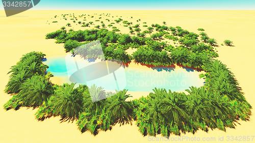 Image of African oasis