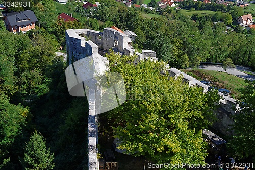 Image of Bastion of Celje medieval castle in Slovenia