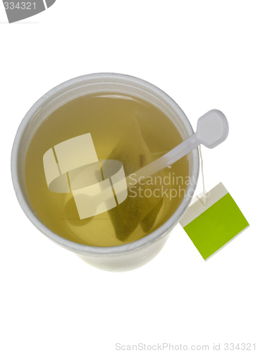 Image of Tea in a disposable cup

