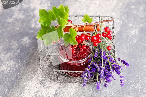 Image of redcurrant jam