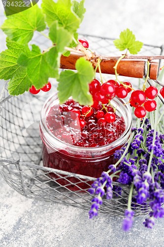 Image of redcurrant jam