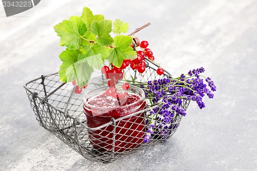 Image of redcurrant jam