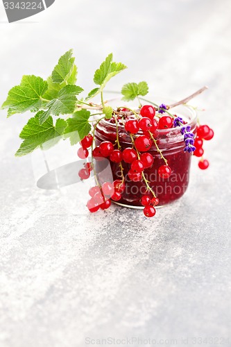 Image of redcurrant jam