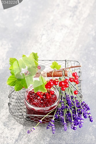 Image of redcurrant jam