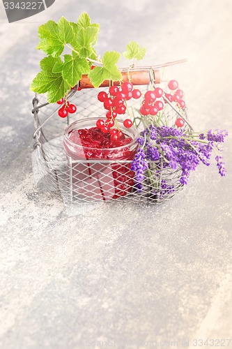 Image of redcurrant jam