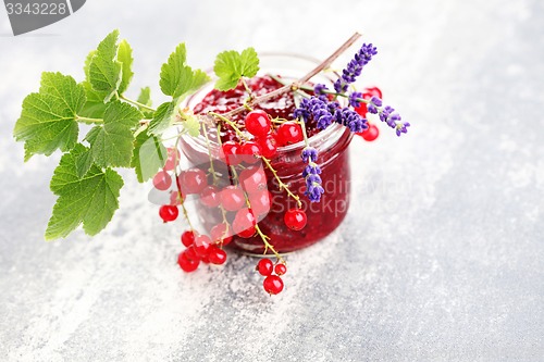 Image of redcurrant jam