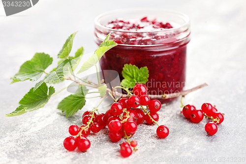 Image of redcurrant jam