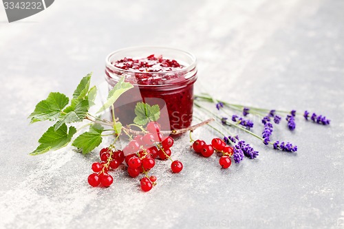 Image of redcurrant jam