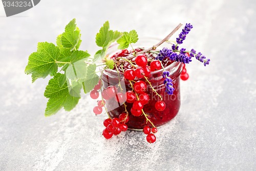 Image of redcurrant jam