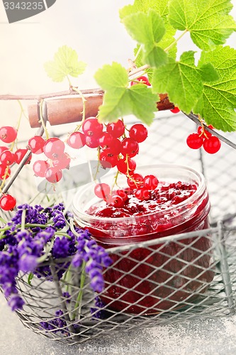 Image of redcurrant jam