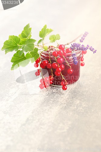 Image of redcurrant jam