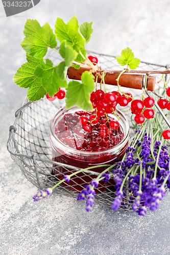 Image of redcurrant jam