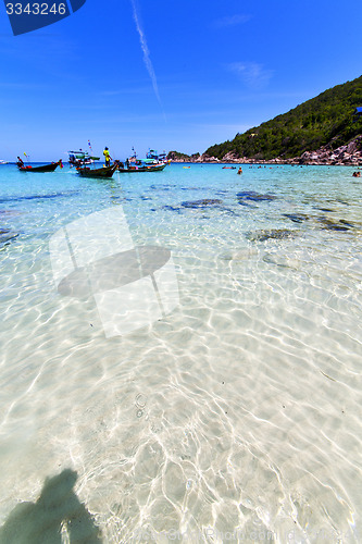 Image of asia in the  kho tao bay b boat   thailand  and south china sea 