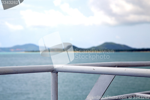 Image of blur in thailand kho tao bay abstract of a  water   south china 