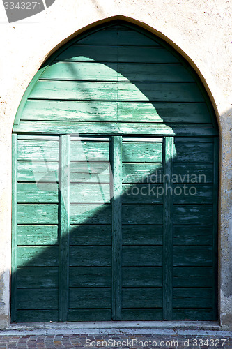 Image of europe  italy  lombardy        the     church    closed brick   