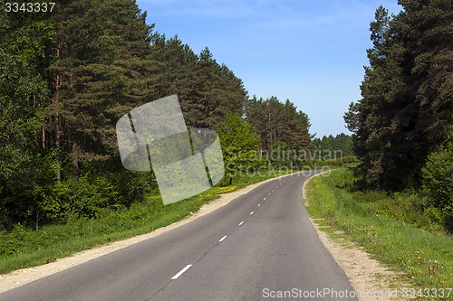 Image of the small road  