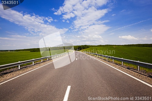 Image of the asphalted road  