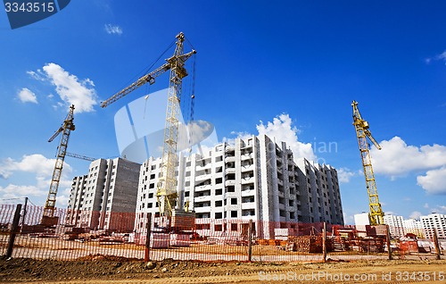 Image of construction of the new building  