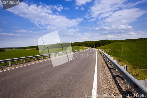 Image of the asphalted road  