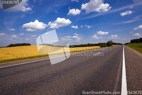 Image of the asphalted road  