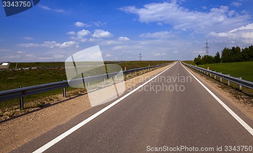 Image of the asphalted road  