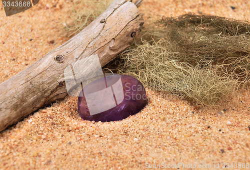 Image of Amethyst on beach