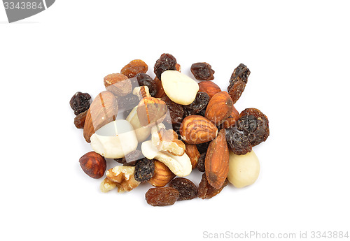 Image of Trail mix on white