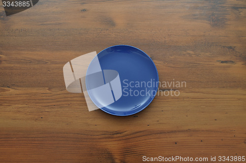 Image of Blue plate