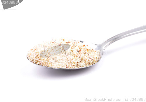 Image of Hazelnuts powdered on spoon
