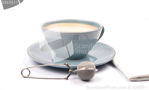 Image of Cup of tea with milk