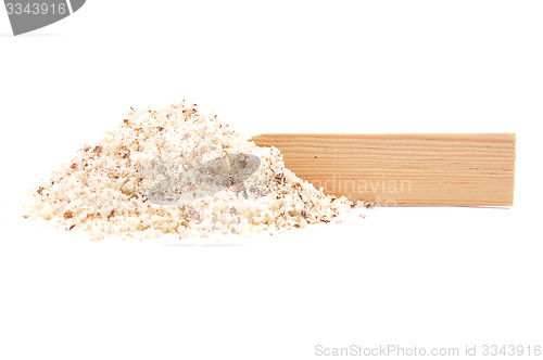 Image of Hazelnuts powdered and plate
