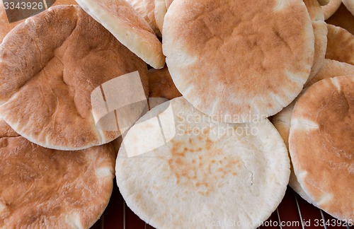 Image of bunch of rosy grilled tortillas