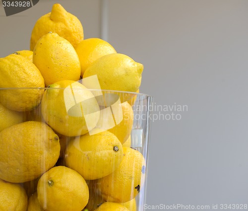 Image of lemons in a glass jar