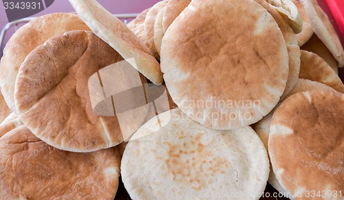 Image of bunch of rosy grilled tortillas