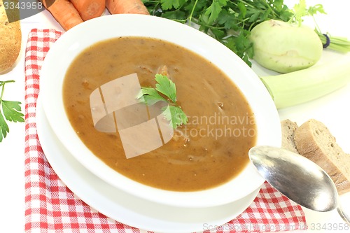 Image of Oxtail soup with beef