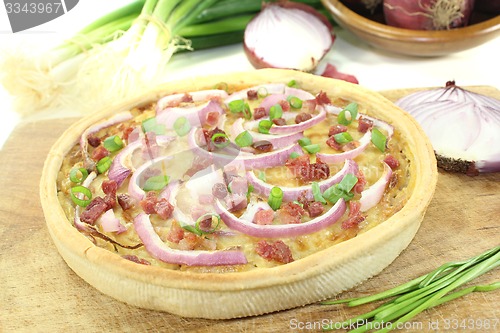 Image of Onion tart with bacon
