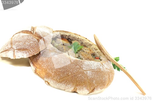 Image of Bread soup with chilli