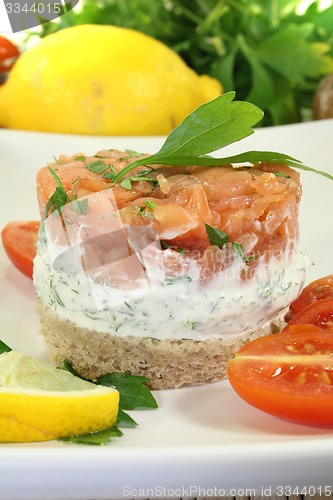 Image of salmon tartare