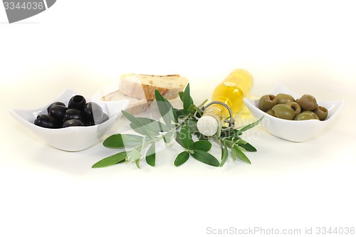 Image of Bottle of olive oil