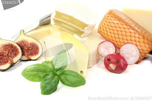 Image of delicious selection of cheese