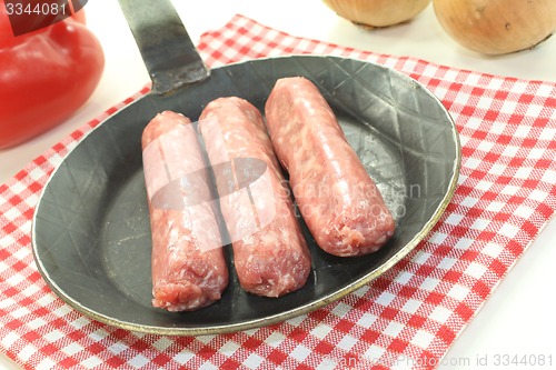 Image of Salsiccia in a pan on napkin