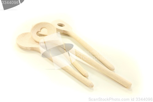 Image of four cooking spoon