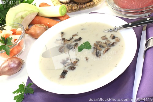 Image of Veal cream soup