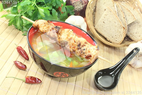 Image of delicious Asian Chicken consomme