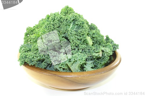 Image of Kale in a wood bowl